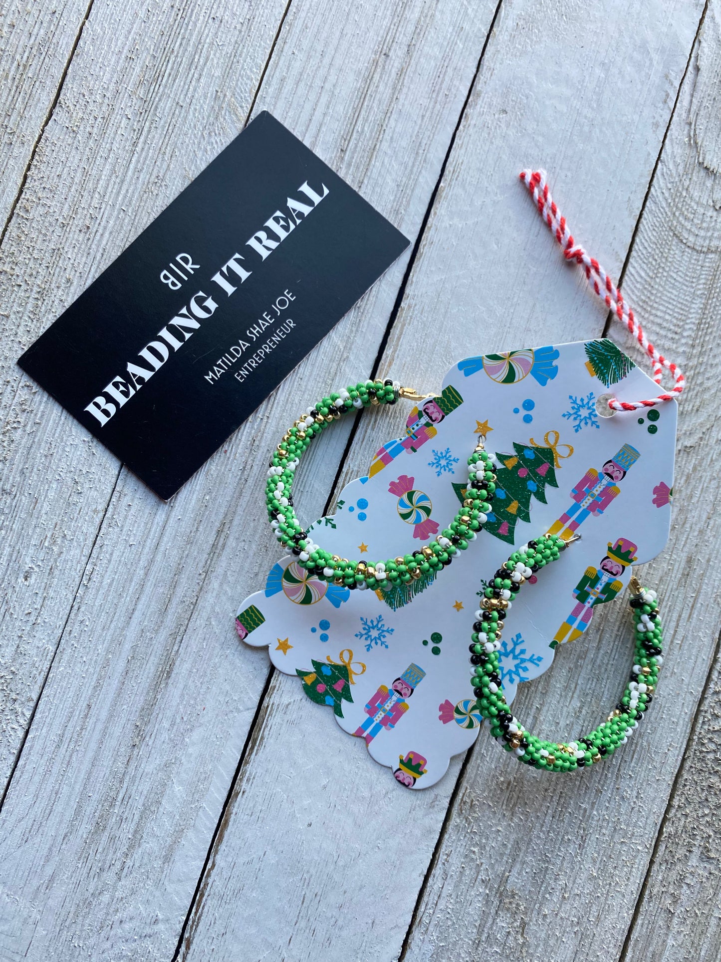 Classical Tree Hoops by Beading It Real