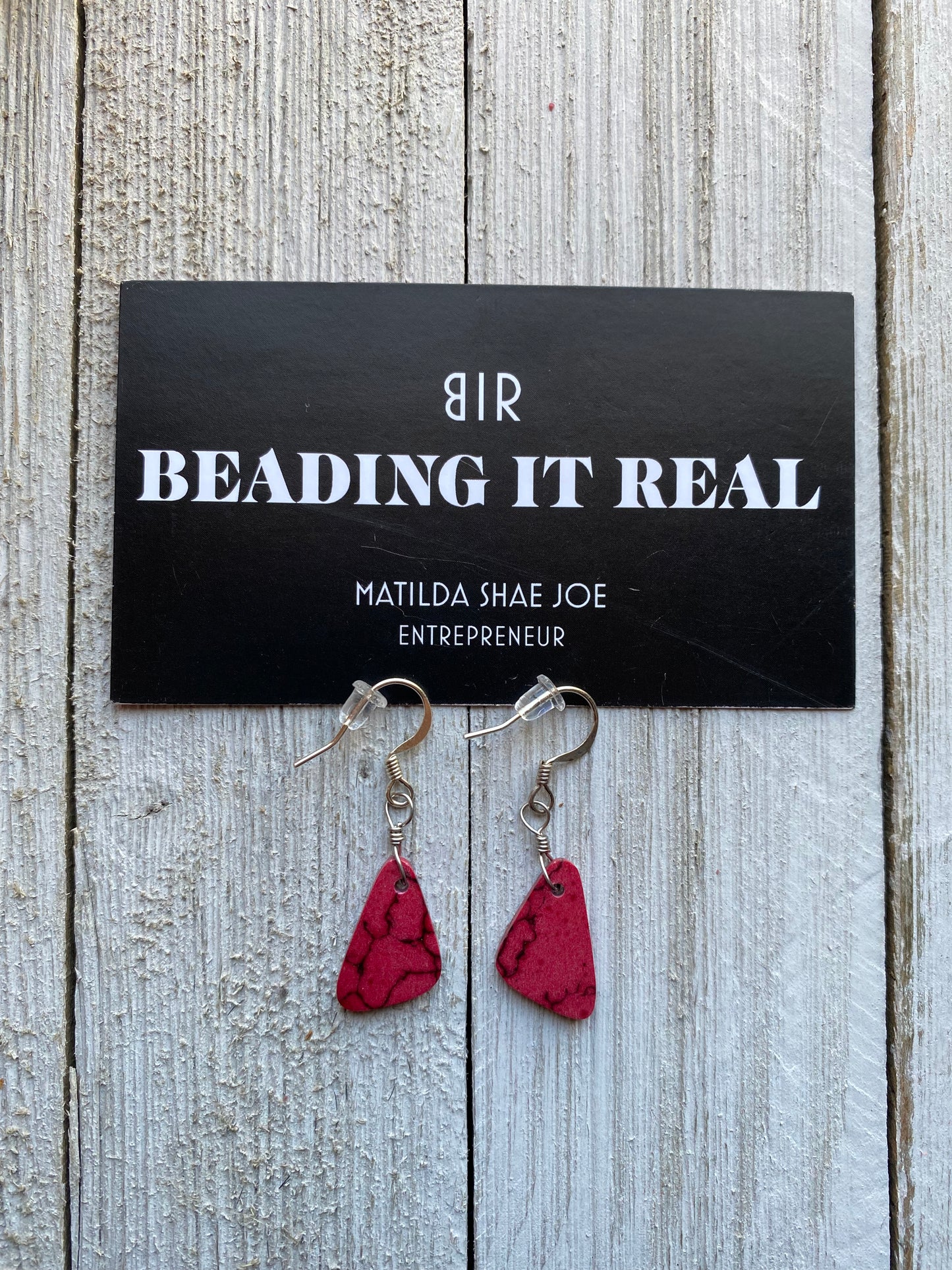 Mini Red Slabs by Beading It Real