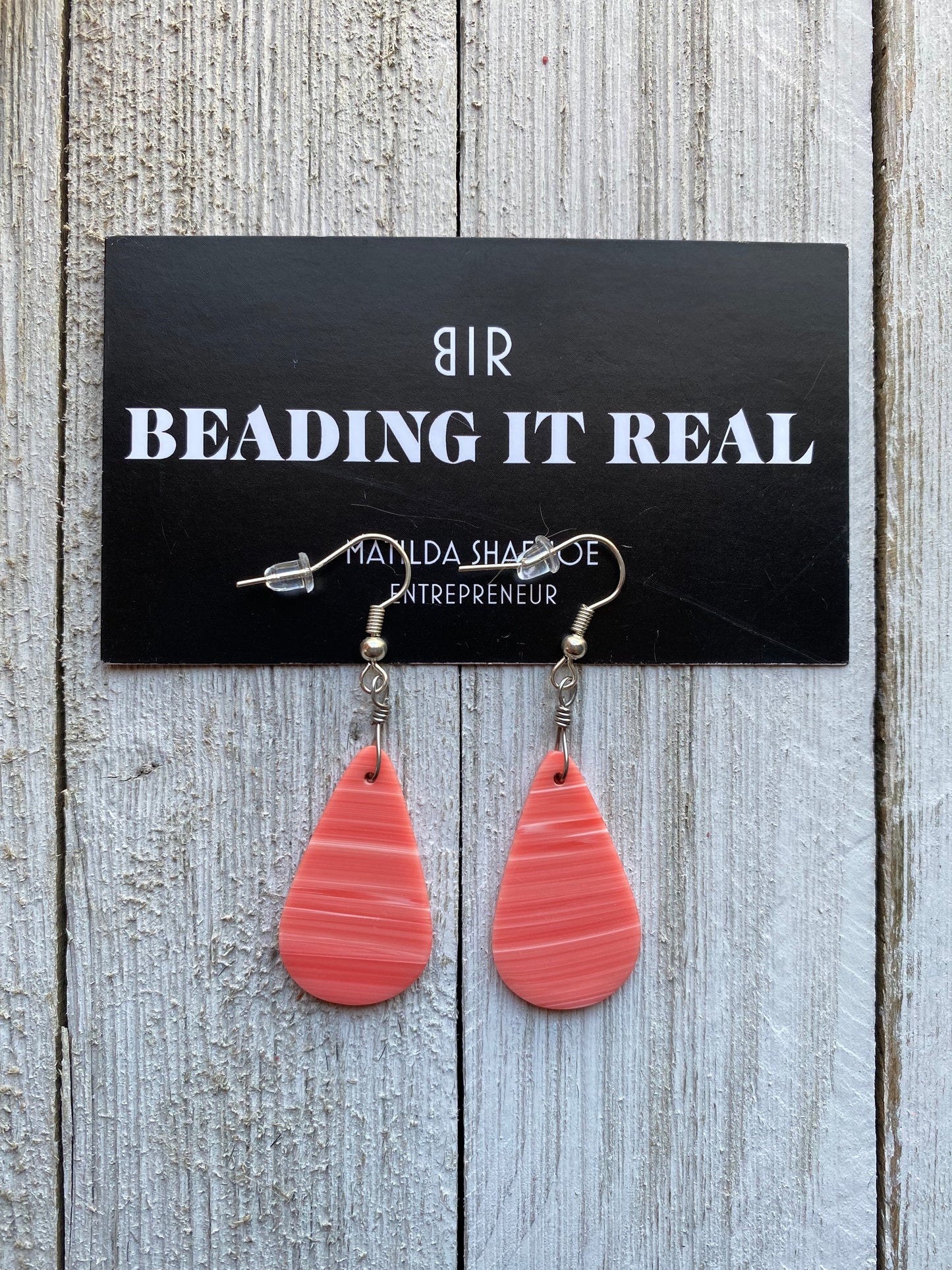 Pink Coral Slabs by Beading It Real