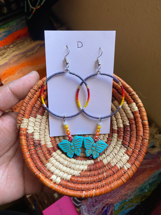 Butterfly Hoops by BIR