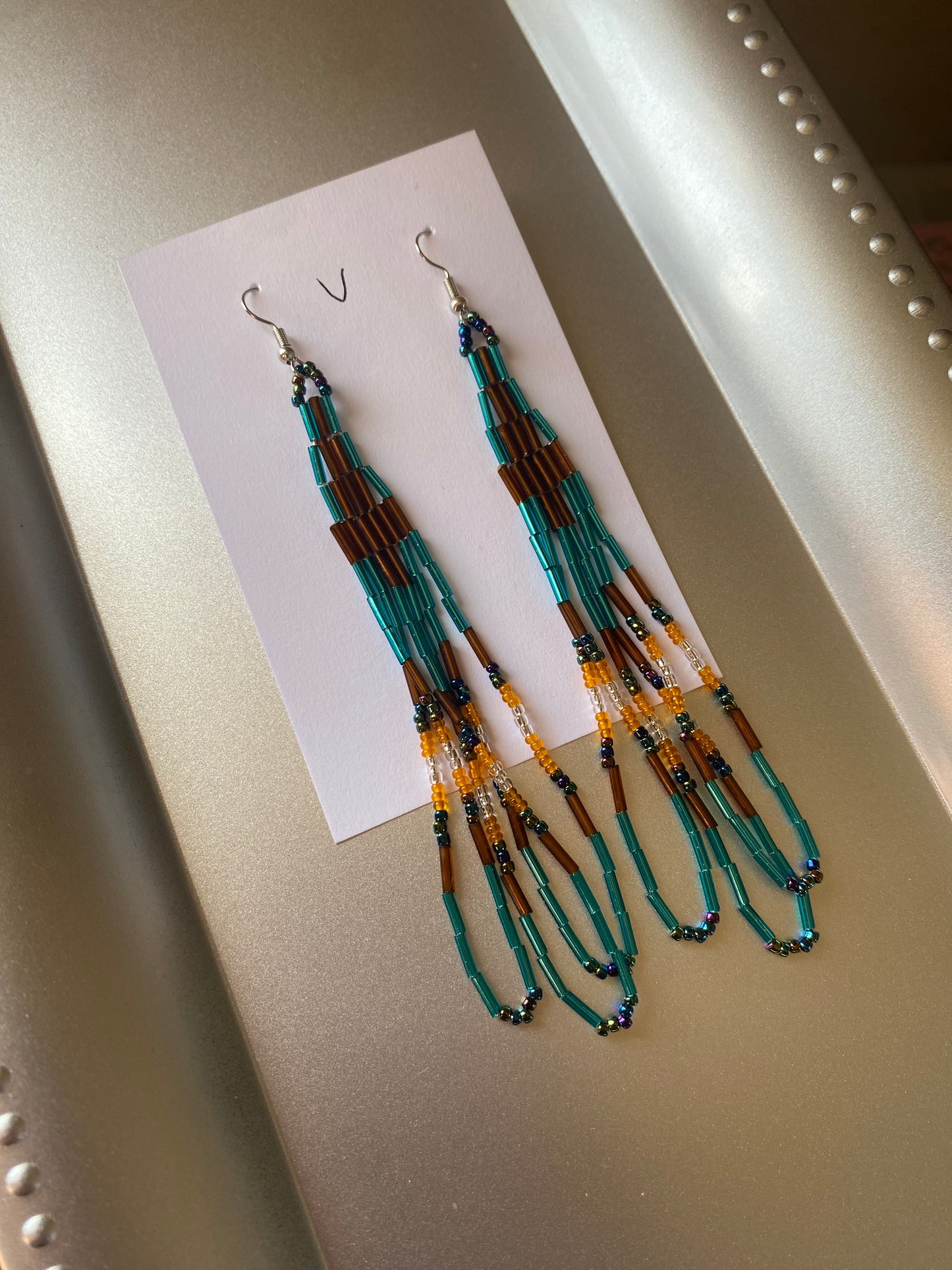 Autumn Teal Fringe by BIR