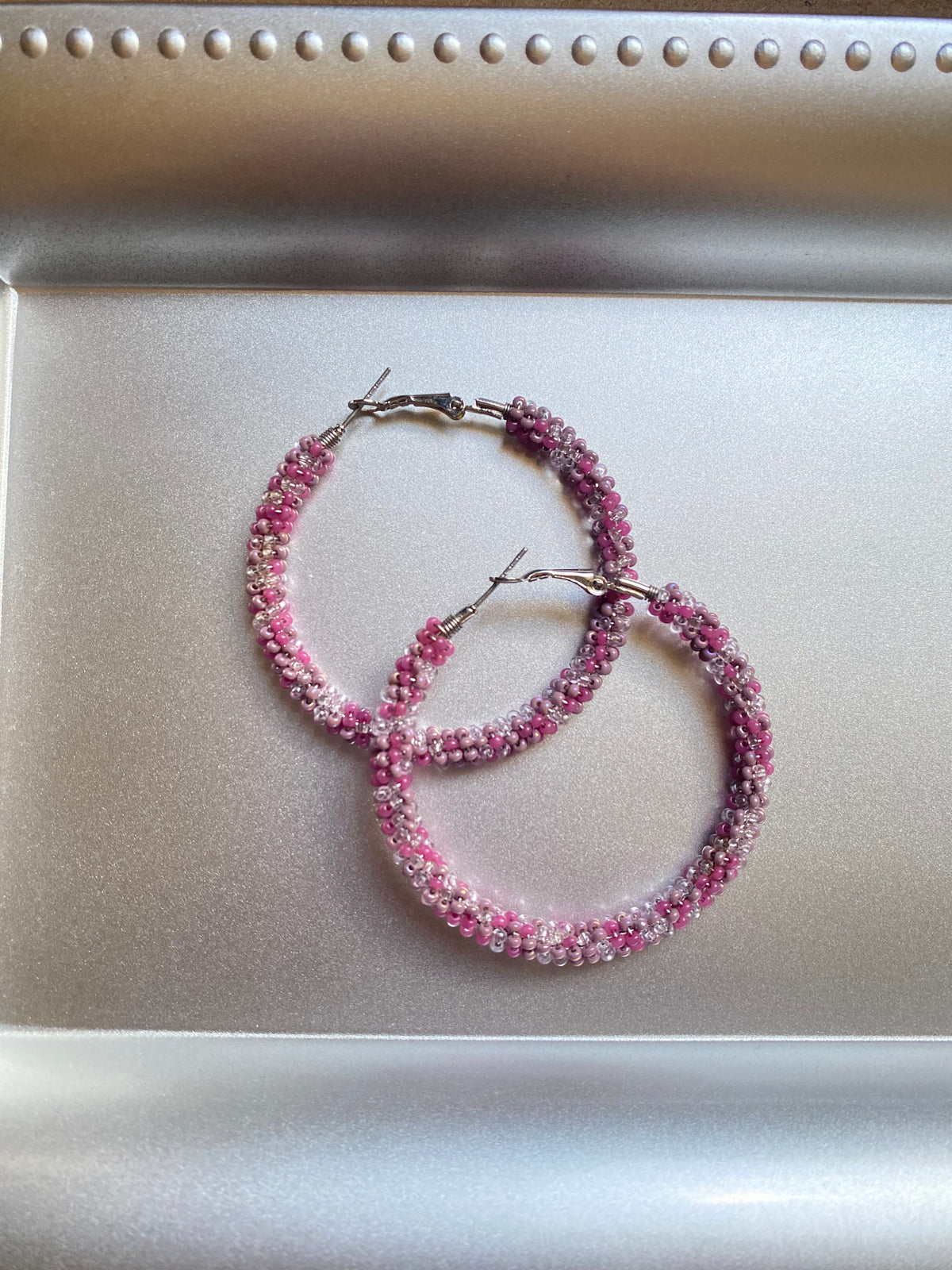 Purple Burgundy Hoops by BIR