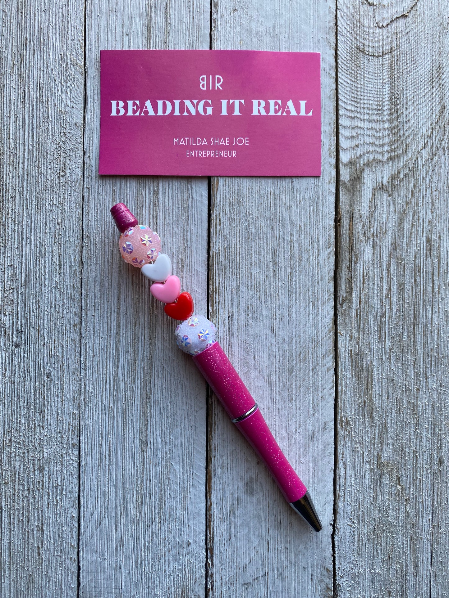 RTS-BIR Valentine Pens by Beading It Real