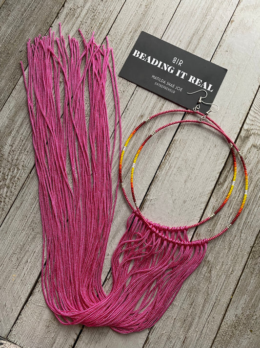 Mega Lollipink Fringes by Beading It Real