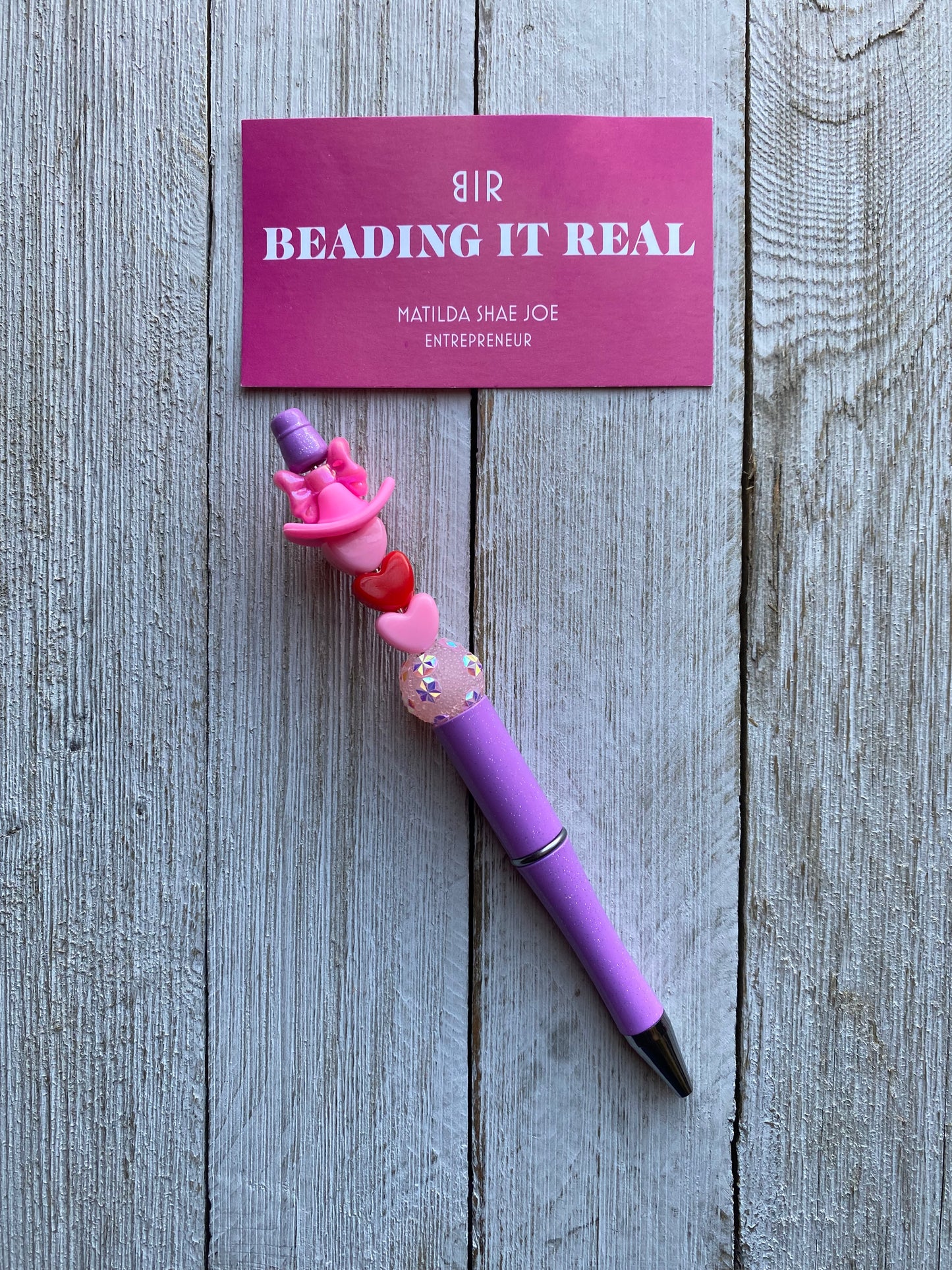 RTS-BIR Valentine Pens by Beading It Real