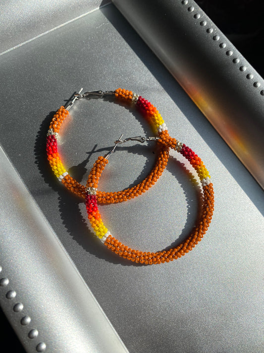 Buckskin Brown Hoops by BIR