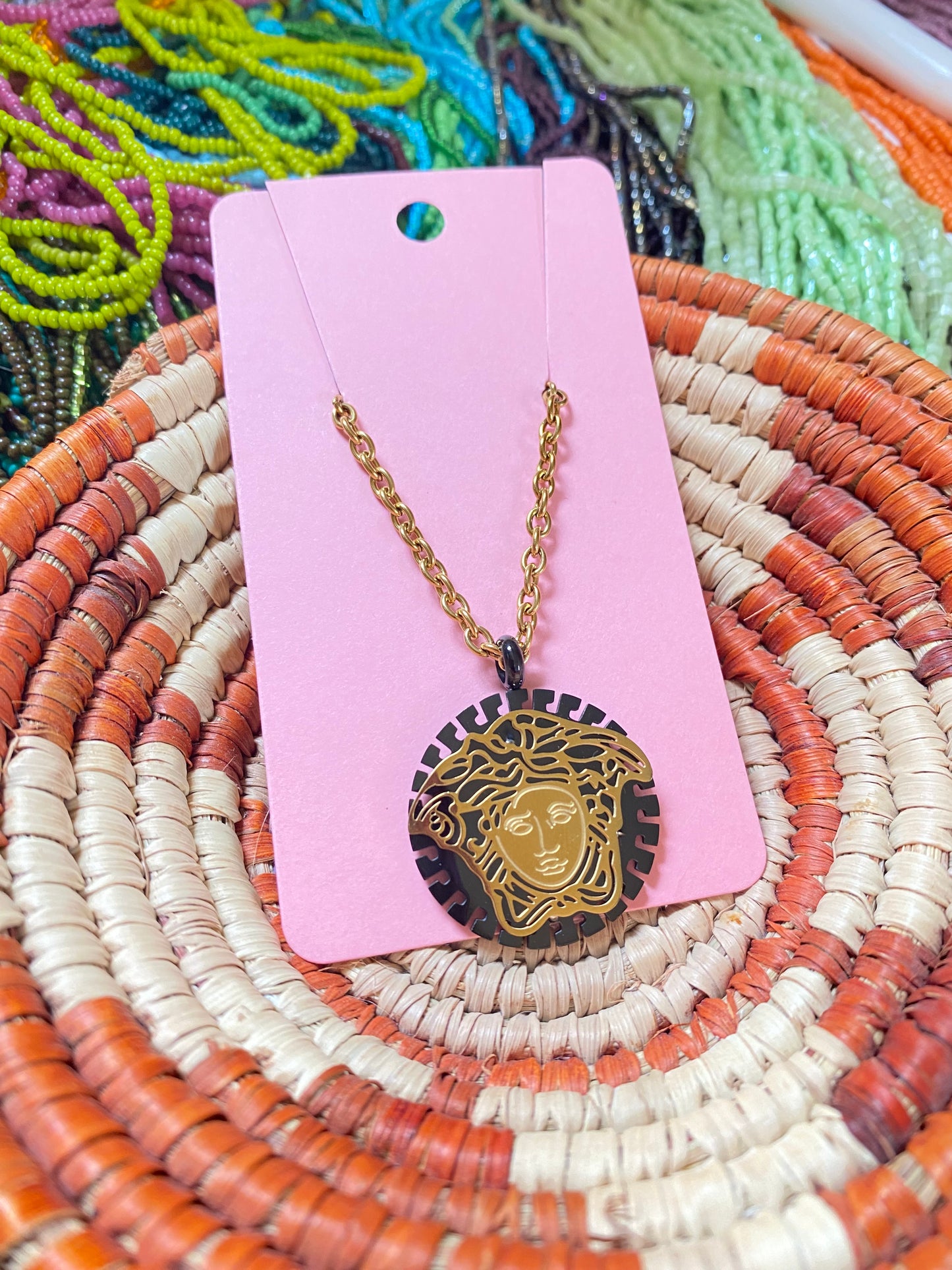 Versace inspired necklace 💕