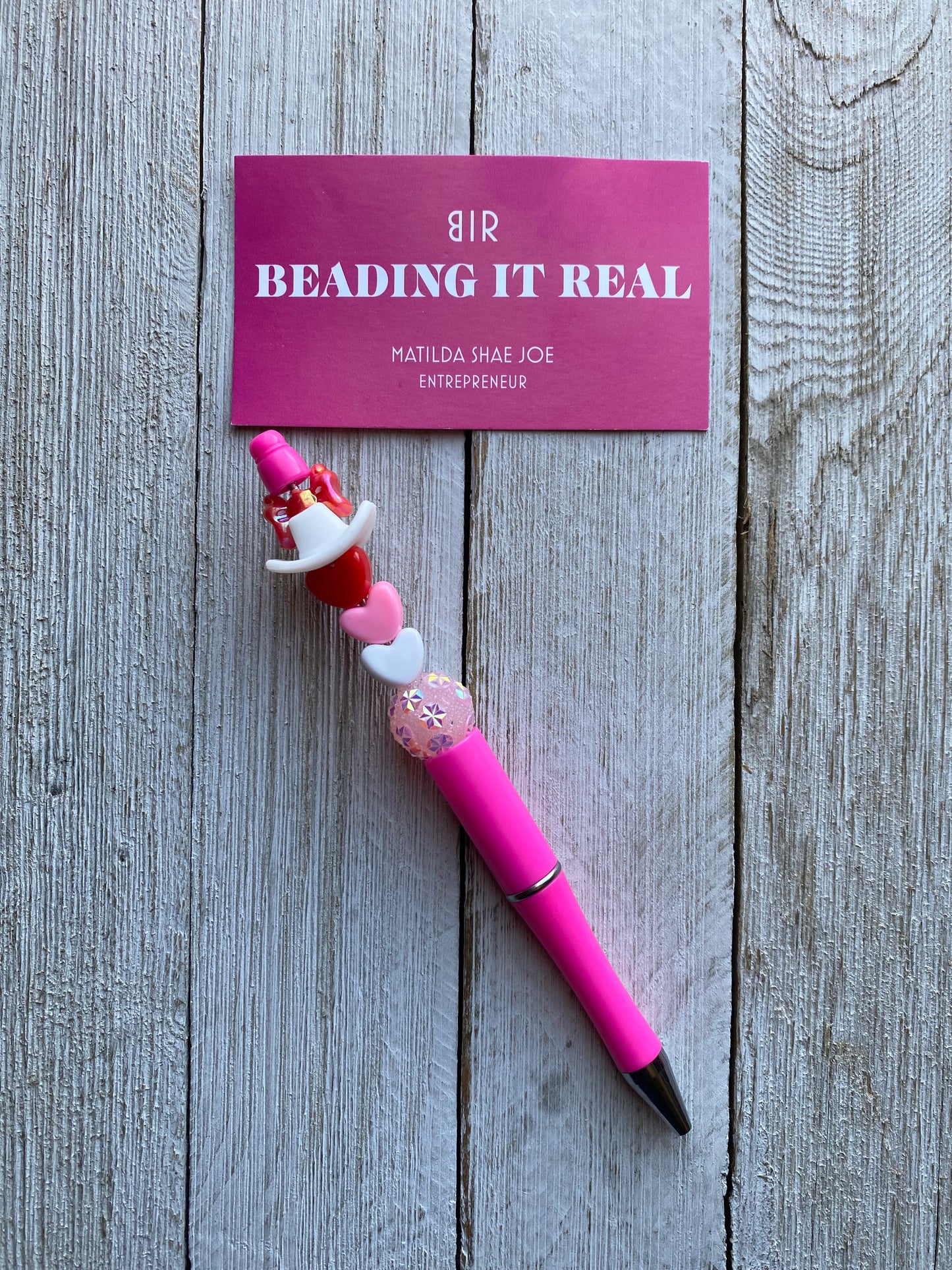 RTS-BIR Valentine Pens by Beading It Real