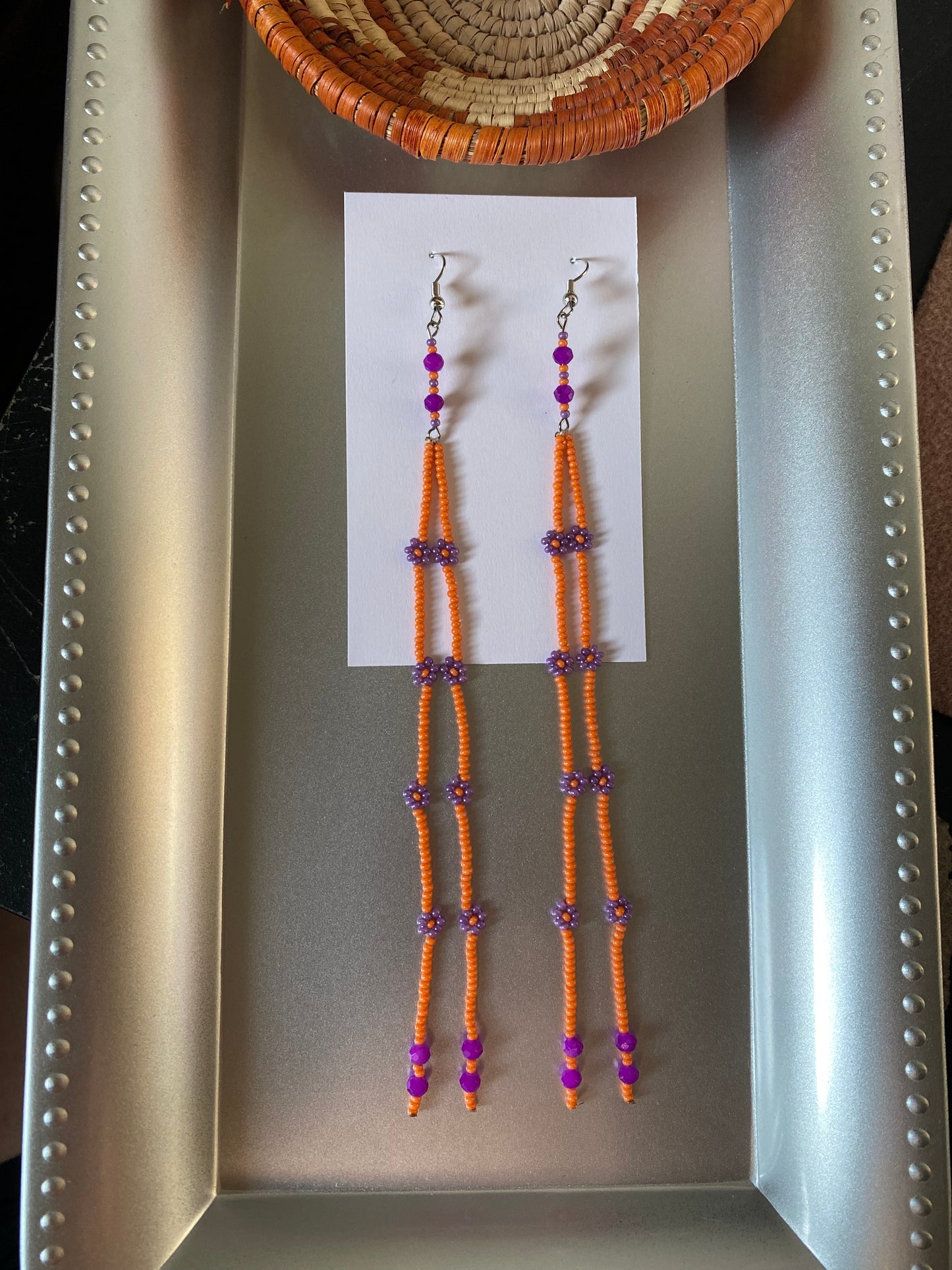Pumpkin Purple Florals by BIR
