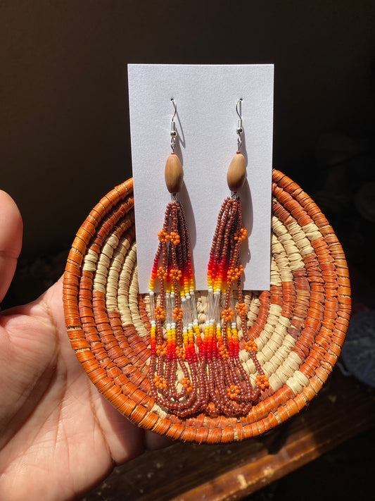 Burgundy Acorn Florals by BIR