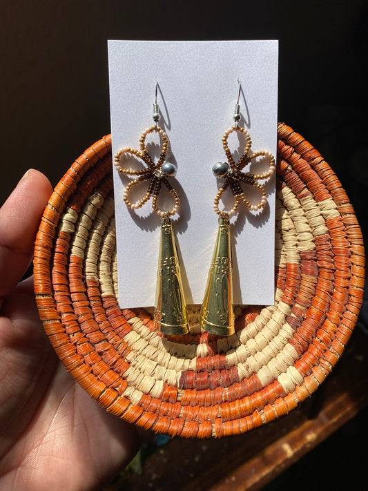 Brown Half Petal Flowers by BIR