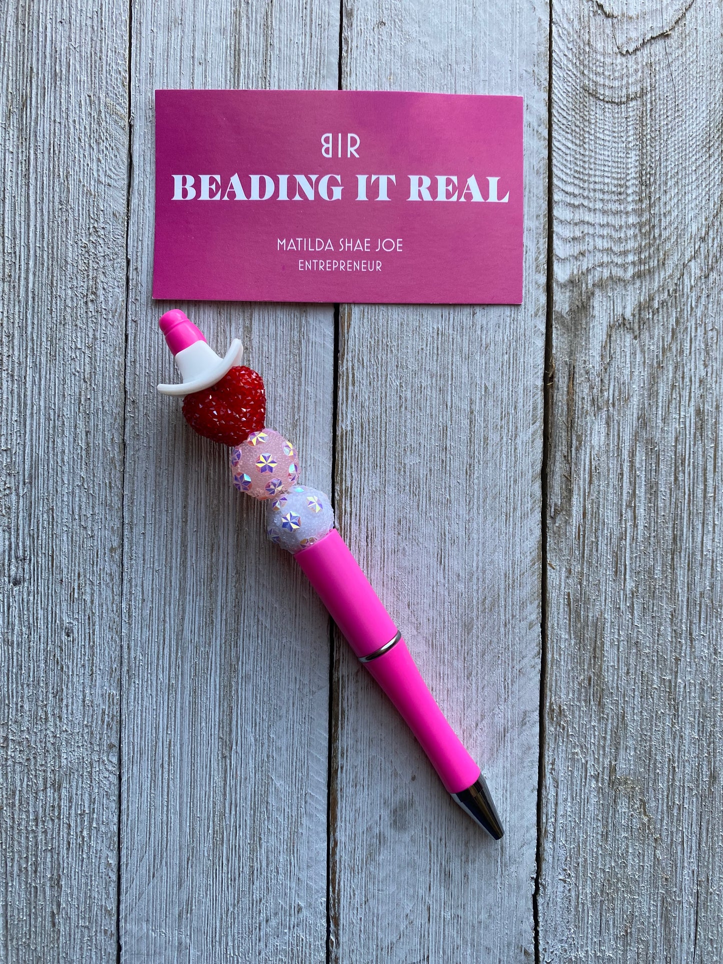 RTS-BIR Valentine Pens by Beading It Real