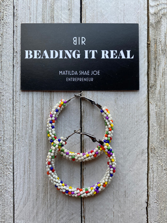 Sugar Cookie Hoops by Beading It Real