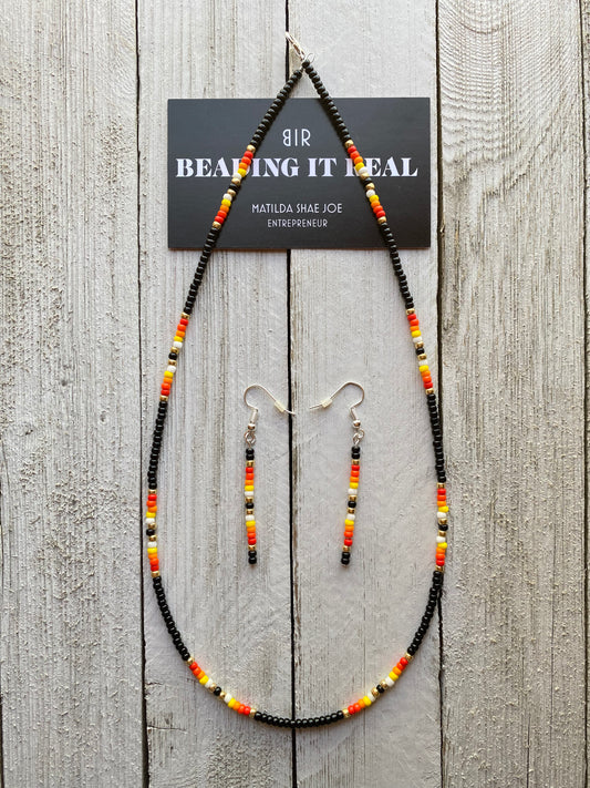 Boss Necklace set by Beading It Real
