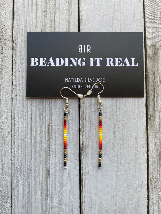 Black Single Drops by Beading It Real