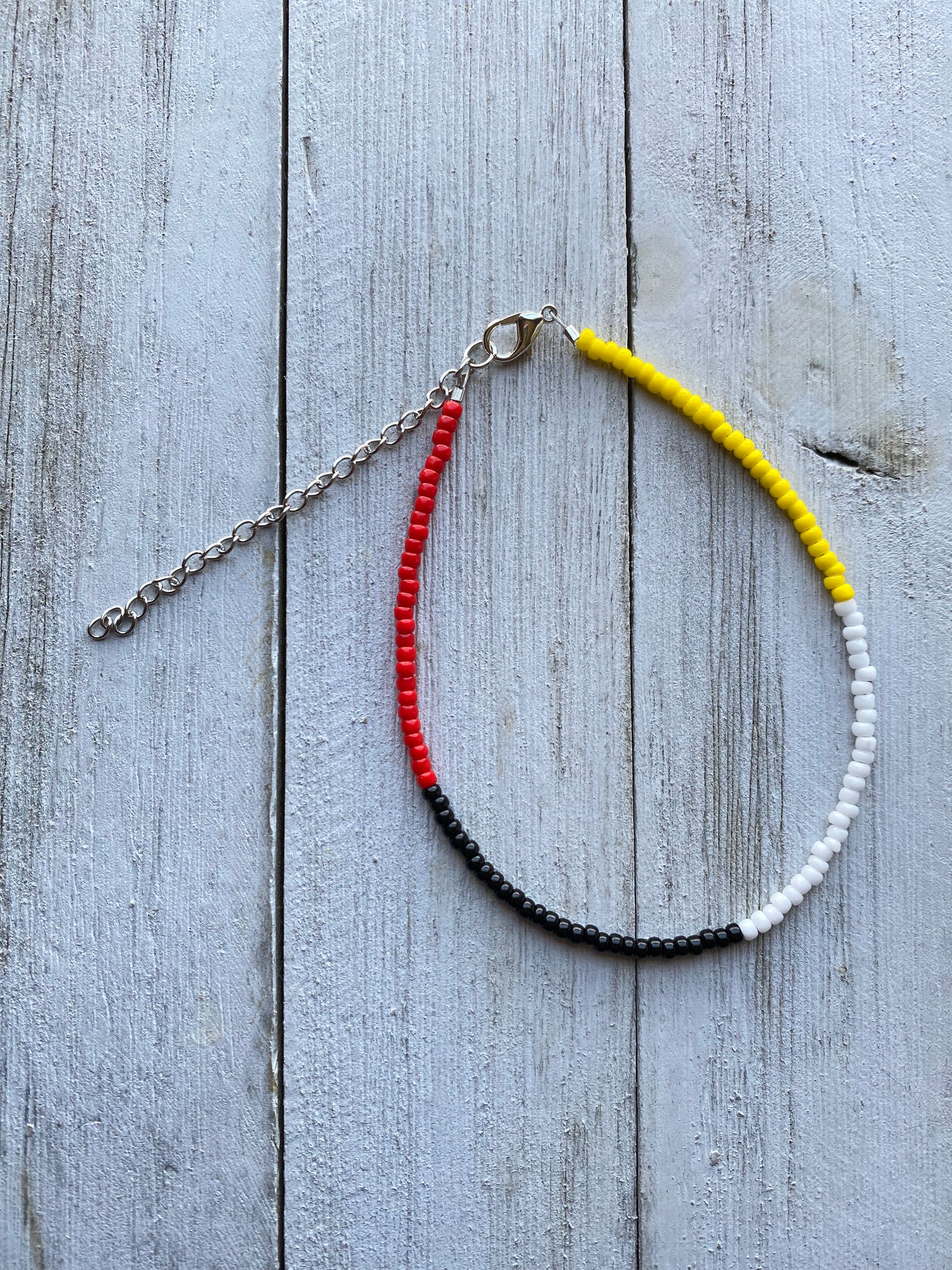 Medicine Wheel anklet by Beading It Real